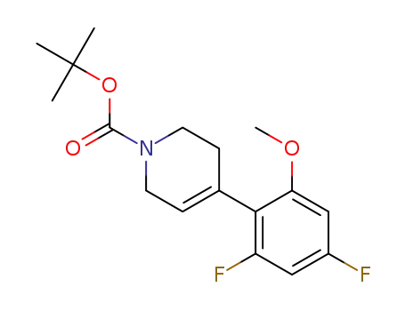 4-(2,4-difluoro-6-methoxy-phenyl)-3,6-dihydro-2H-pyridine-1-carboxylic acid tert-butyl ester