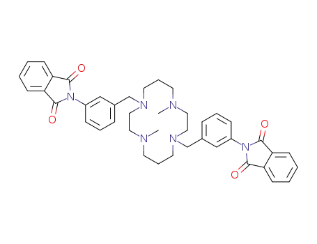 C<sub>42</sub>H<sub>46</sub>N<sub>6</sub>O<sub>4</sub>