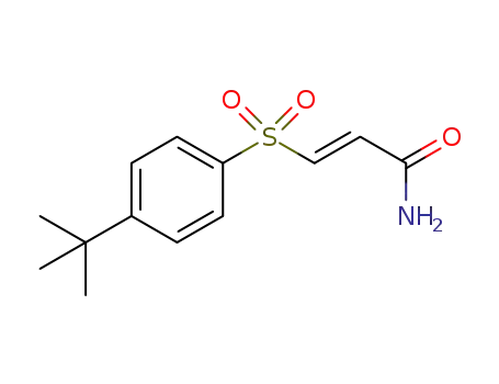 (E)-3-(4-tert-butyl-benzenesulfonyl)acrylamide