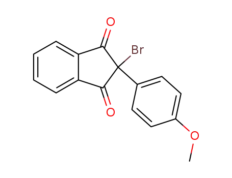 1H-Indene-1,3(2H)-dione, 2-bromo-2-(4-methoxyphenyl)-
