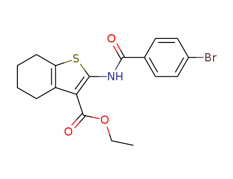 ethyl 2-(4-bromobenzamido)-4,5,6,7-tetrahydrobenzo[b]thiophene-3-carboxylate