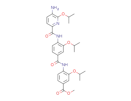 methyl 4-(4-(5-amino-6-isopropoxypicolinamido)-3-isopropoxybenzamido)-3-isopropoxybenzoate