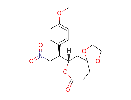 (S)-7-((R)-1-(4-methoxyphenyl)-2-nitroethyl)-1,4,8-trioxaspiro[4.6]undecan-9-one