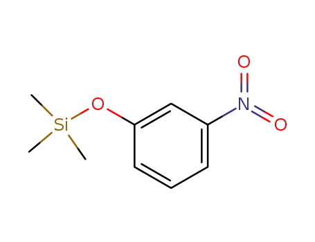 Molecular Structure of 34038-80-7 (Trimethyl(3-nitrophenoxy)silane)