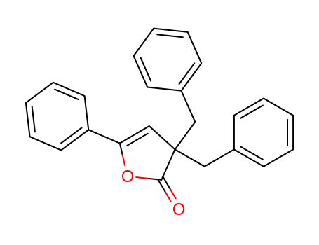 Molecular Structure of 7404-47-9 (3,3-dibenzyl-5-phenylfuran-2(3H)-one)