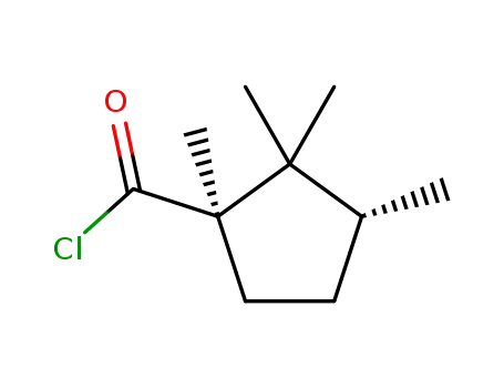 Cyclopentanecarbonyl chloride, 1,2,2,3-tetramethyl-, (1R,3R)-