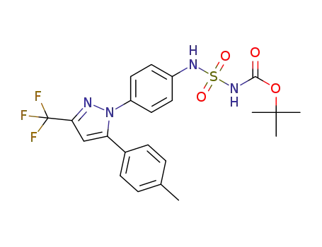 C<sub>22</sub>H<sub>23</sub>F<sub>3</sub>N<sub>4</sub>O<sub>4</sub>S