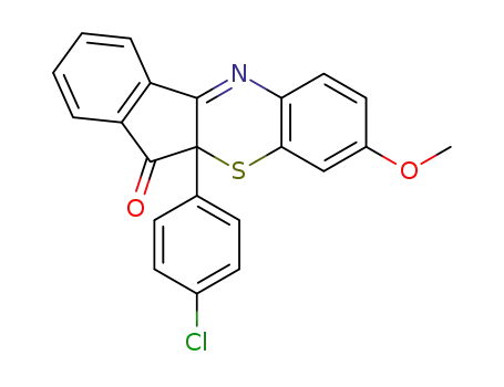 10a-(4-chlorophenyl)-8-methoxybenzo[b]indeno[1,2-e][1,4]thiazin-11(10aH)-one