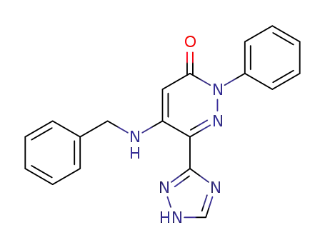 5-benzylamino-2-phenyl-6-(1H-1,2,4-triazol-3-yl)-3(2H)-pyridazinone