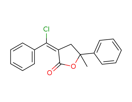 (E)-3-(chloro(phenyl)methylene)-5-methyl-5-phenyldihydrofuran-2(3H)-one