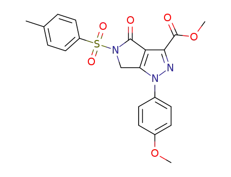 methyl 1-(4-methoxyphenyl)-4-oxo-5-tosyl-1,4,5,6-tetrahydropyrrolo[3,4-c]pyrazole-3-carboxylate