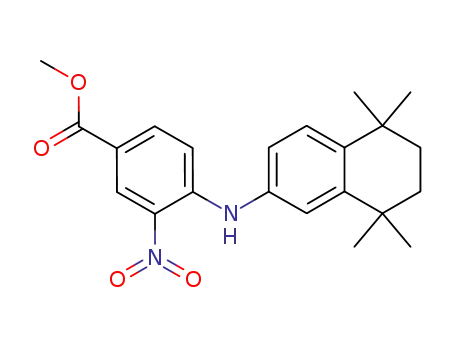 3-nitro-4-[N-(5,5,8,8-tetramethyl-5,6,7,8-tetrahydro-2-naphthyl)amino]benzoic acid methyl ester