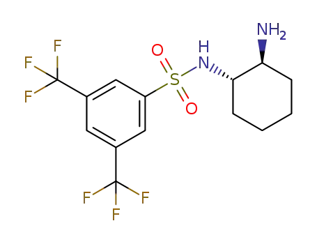 Molecular Structure of 313342-21-1 (N-[(1S,2S)-2-aMinocyclohexyl]-3,5-bis(trifluoroMethyl)- BenzenesulfonaMide)