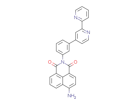4-[N-(m-phenyl)-4-amino-1,8-napthalimide]-2,2'-bipyridine