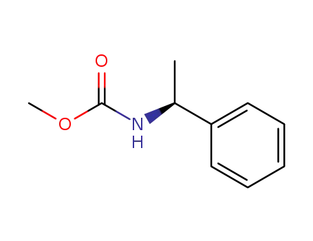 Molecular Structure of 14185-42-3 (Carbamic acid, (1-phenylethyl)-, methyl ester, (S)-)