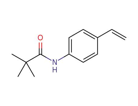Molecular Structure of 169777-04-2 (N-(4-vinylphenyl)pivalamide)