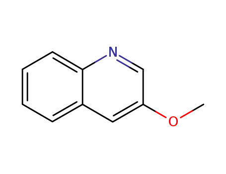 Molecular Structure of 6931-17-5 (3-Methoxyquinoline)
