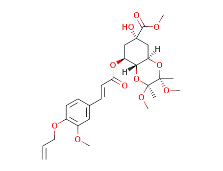 C<sub>27</sub>H<sub>36</sub>O<sub>11</sub>