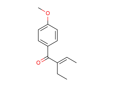 (E)-2-ethyl-1-(4-methoxyphenyl)-2-buten-1-one