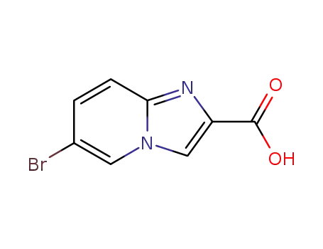 Molecular Structure of 749849-14-7 (6-BROMOIMIDAZO[1,2-A]PYRIDINE-2-CARBOXYLIC ACID)