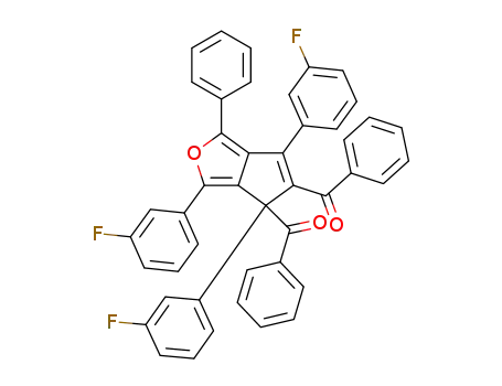 (3,4,6-tri(2-fluorophenyl)-1-phenyl-4H-cyclopenta[c]furan-4,5-diyl)bis(phenylmethanone)
