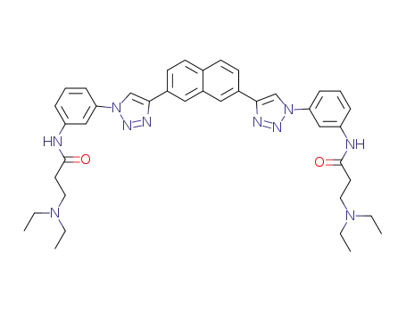 Molecular Structure of 1400645-94-4 (C<sub>40</sub>H<sub>46</sub>N<sub>10</sub>O<sub>2</sub>)