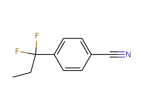 4-(1,1-difluoropropyl)benzonitrile