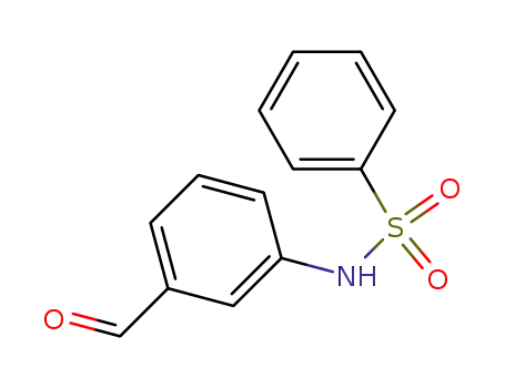 N- (3- 포밀 페닐) 벤젠 설 포나 미드