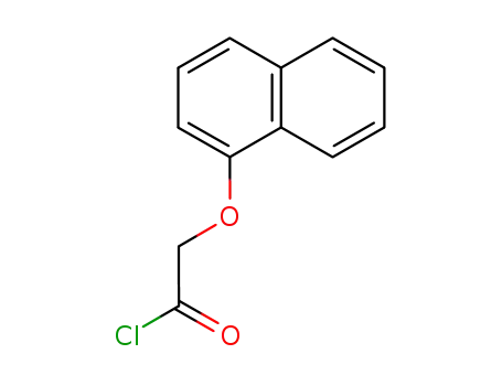 Molecular Structure of 2007-12-7 (2-naphthalen-1-yloxyacetyl chloride)