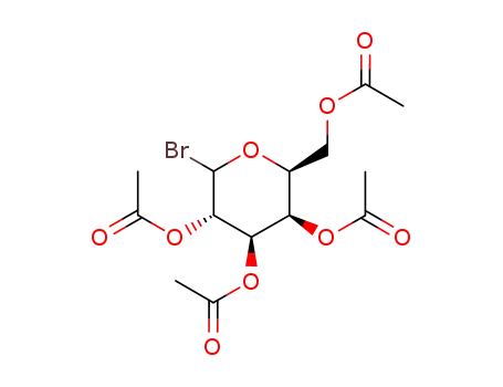 Acetic acid (2S,3R,4R,5S)-3,5-diacetoxy-2-acetoxymethyl-6-bromo-tetrahydro-pyran-4-yl ester