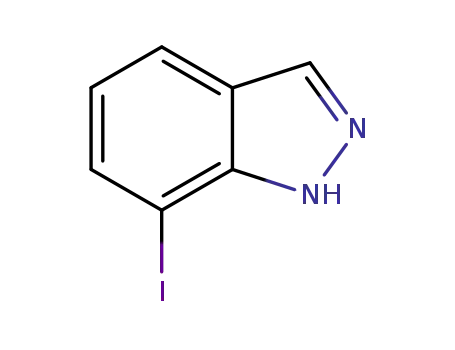 Molecular Structure of 945761-94-4 (7-IODO (1H)INDAZOLE)