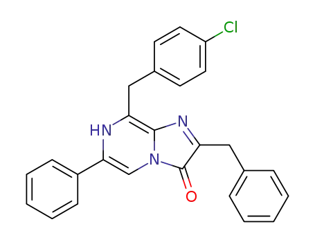 2-benzyl-8-(4-chlorobenzyl)-6-phenylimidazo[1,2-a]pyrazin-3(7H)-one