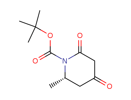 1-Piperidinecarboxylic acid, 2-methyl-4,6-dioxo-, 1,1-dimethylethyl
ester, (2S)-