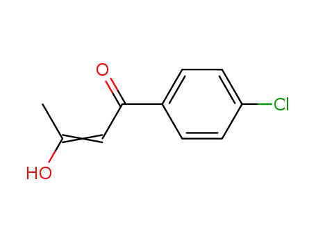Molecular Structure of 64542-34-3 (2-Buten-1-one, 1-(4-chlorophenyl)-3-hydroxy-)