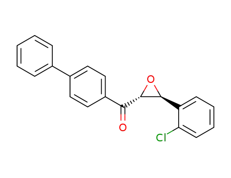 (-)-(2R,3S)-2,3-epoxy-1-(biphenyl-4-yl)-3-(2-chlorophenyl)propan-1-one