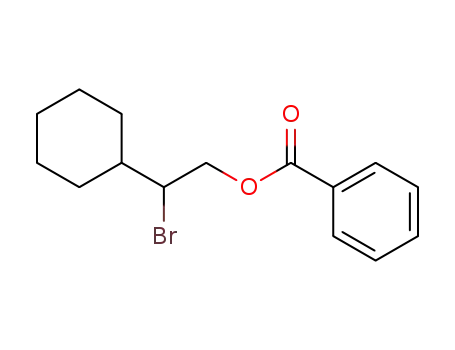 Molecular Structure of 1403879-55-9 (2-bromo-2-cyclohexylethyl benzoate)