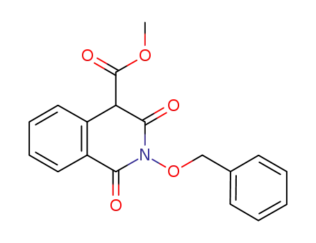 methyl 2-(benzyloxy)-1,3-dioxo-1,2,3,4-tetrahydroisoquinoline-4-carboxylate