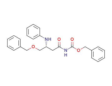 (R)-(+)-benzyl 4-(benzyloxy)-3-(phenylamino)-butanoylcarbamate