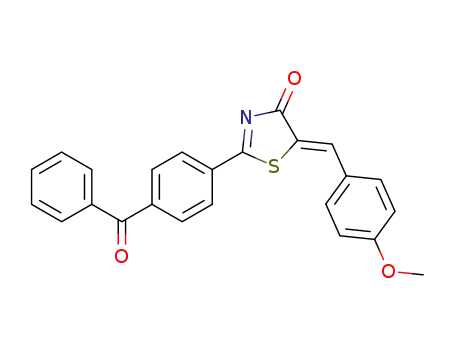 (Z)-2-(4-benzoylphenyl)-5-(4-methoxybenzylidene)-5H-thiazol-4-one