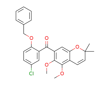 C<sub>27</sub>H<sub>25</sub>ClO<sub>5</sub>