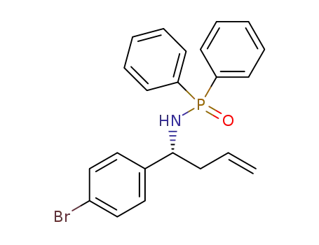 (R)-N-(1-(4-bromophenyl)but-3-en-1-yl)-P,P-diphenylphosphinic amide