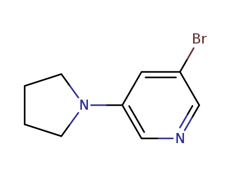 3-Bromo-5-pyrrolidinopyridine