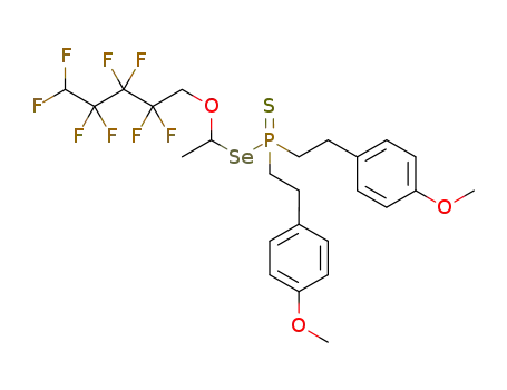 1-[(2,2,3,3,4,4,5,5-octafluoropentyl)oxy]ethyl bis(4-methoxyphenethyl)phosphinoselenothioate