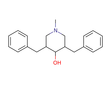 3,5-dibenzyl-1-methyl-piperidin-4-ol