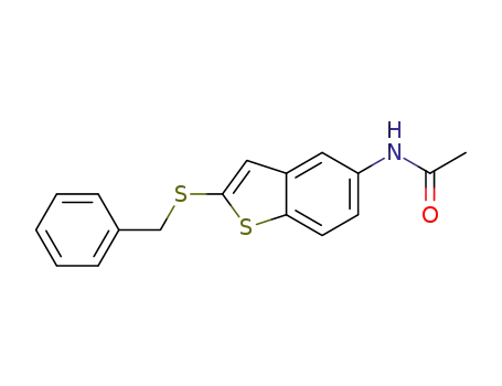 N-(2-(benzylthio)benzo[b]thiophen-5-yl)acetamide