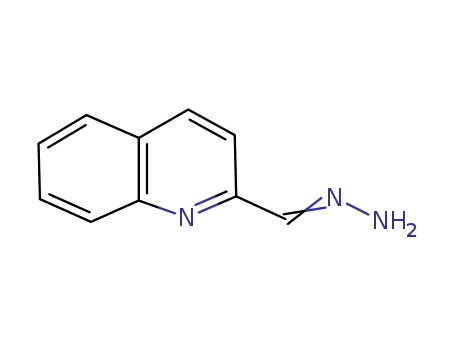 Molecular Structure of 7463-70-9 (2-[(E)-hydrazinylidenemethyl]quinoline)