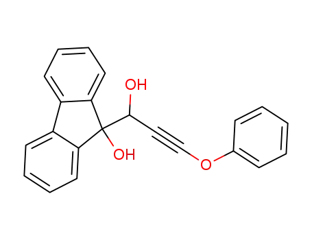 9-(1-hydroxy-3-phenoxy-2-propyn-1-yl)-9H-fluoren-9-ol