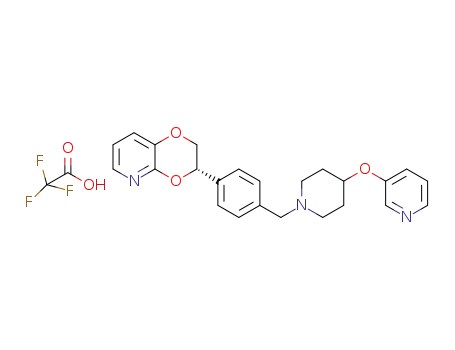 (S)-3-{4-[4-(pyridin-3-yloxy)-piperidin-1-ylmethyl]-phenyl}-2,3-dihydro-[1,4]dioxino[2,3-b]pyridine trifluoroacetate