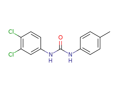 Molecular Structure of 13256-73-0 (1-(3,4-dichlorophenyl)-3-p-tolylurea)