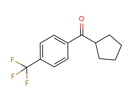 Molecular Structure of 578027-07-3 (CYCLOPENTYL 4-TRIFLUOROMETHYLPHENYL KETONE)